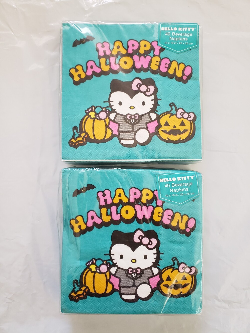 Hello Kitty Halloween Square Napkins - 2 Sets